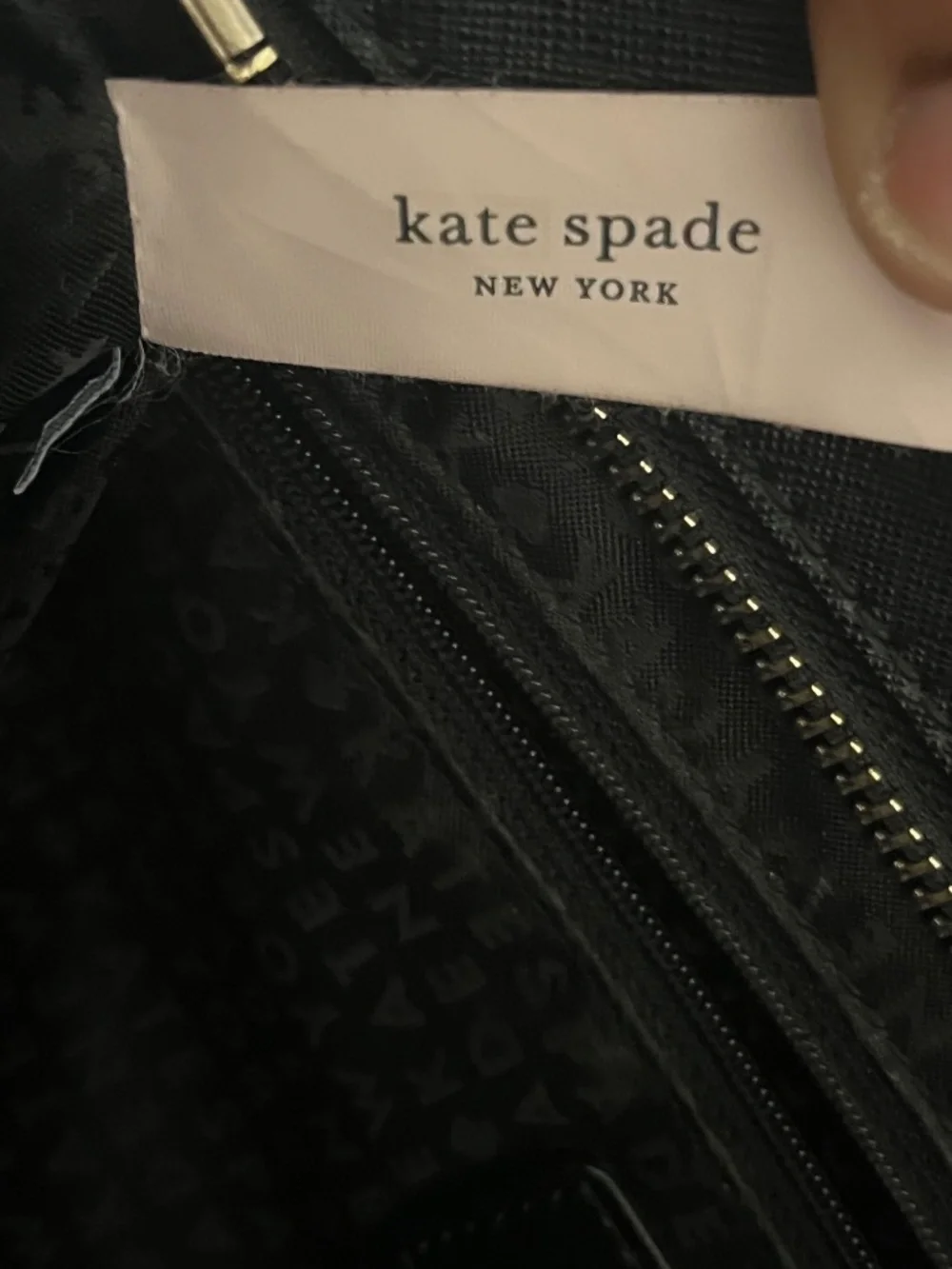 Black Kate Spade Laurel Way Leighann Crossbody Tote bag